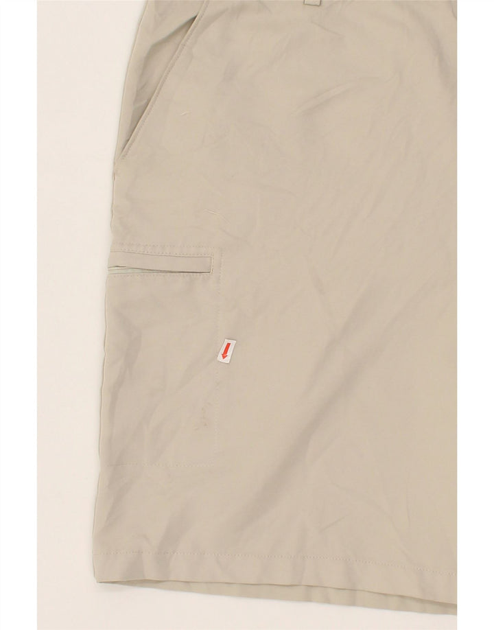 IZOD Mens Cargo Shorts W40 XL Beige Polyester Vintage Izod and Second-Hand Izod from Messina Hembry 