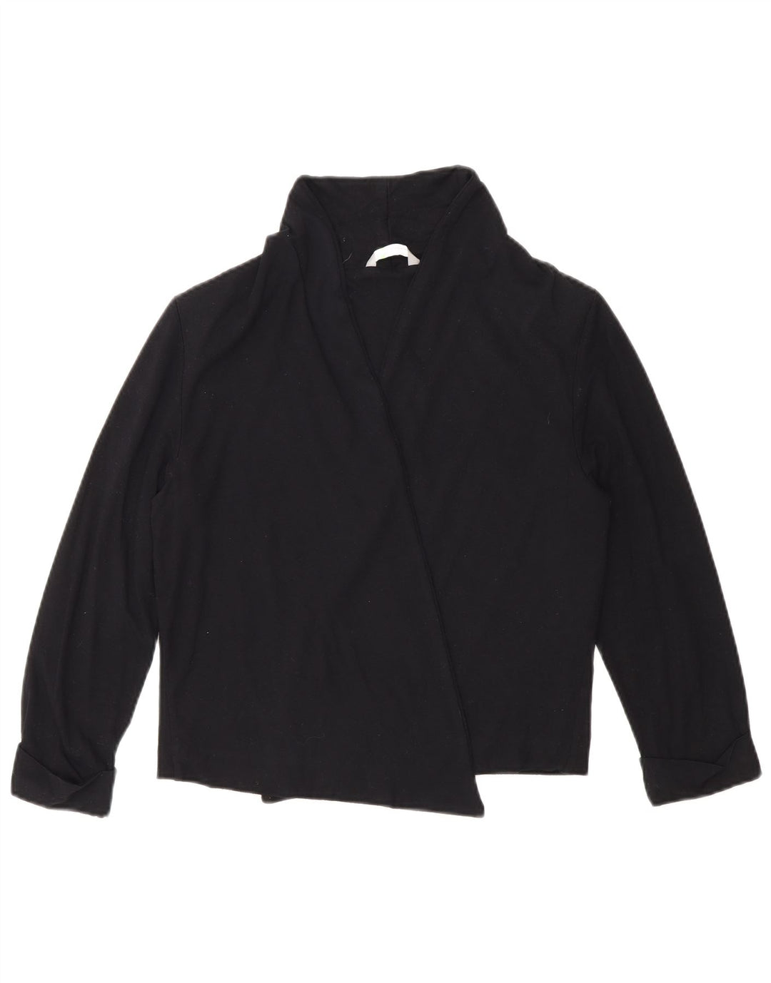Maglione cardigan con maniche a 3/4 corto da donna Marks & Spencer UK 12 medio nero