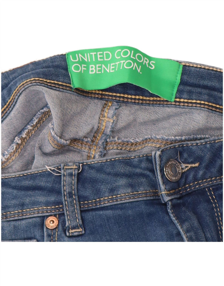 Jeans skinny da donna BENETTON W32 L31 cotone blu