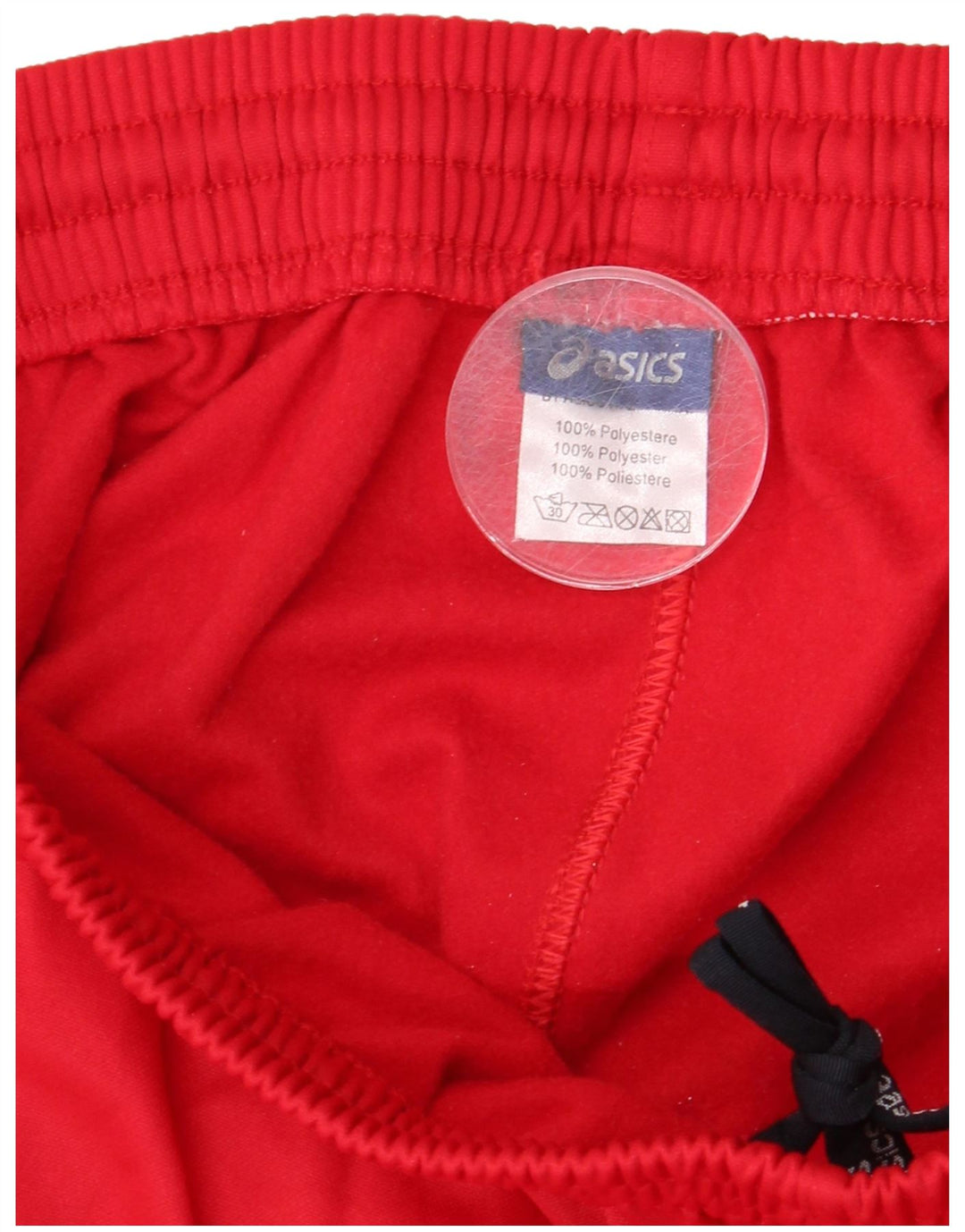 Pantaloncini sportivi ASICS da uomo, colore rosso medio, in poliestere