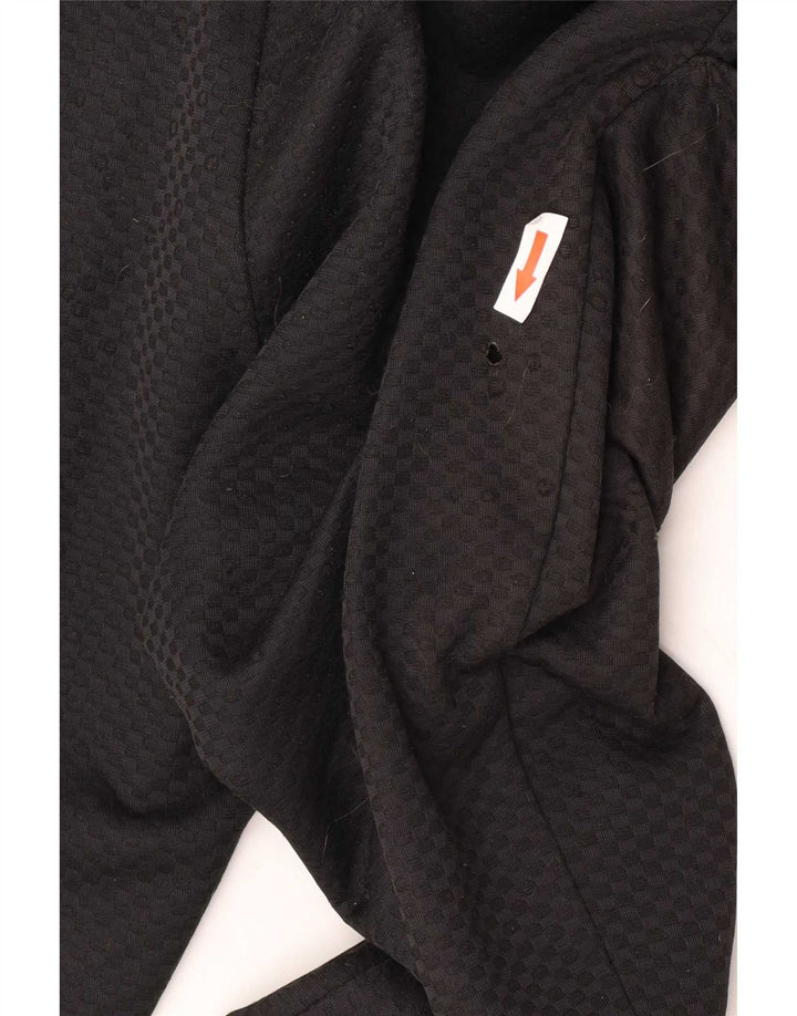 Pantaloni da tuta con grafica Adidas da donna UK 12 Medium Nero Poliestere