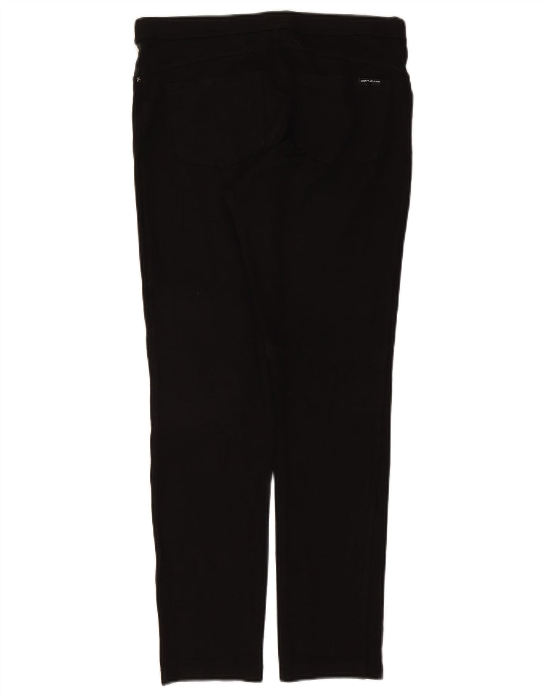 Pantaloni casual slim da donna Dkny medi W30 L27 viscosa nera