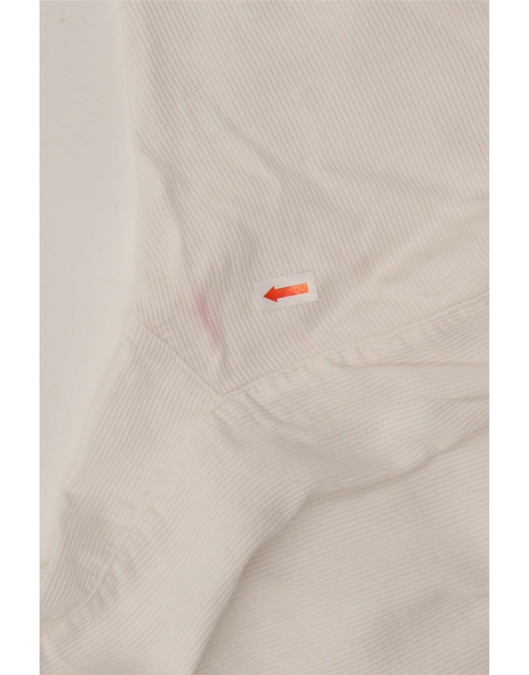 LES COPAINS Camicia da donna in velluto a coste corta UK 12 Medio Bianco floreale