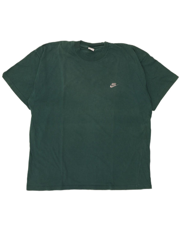 T-shirt da uomo NIKE Top 2XL verde cotone