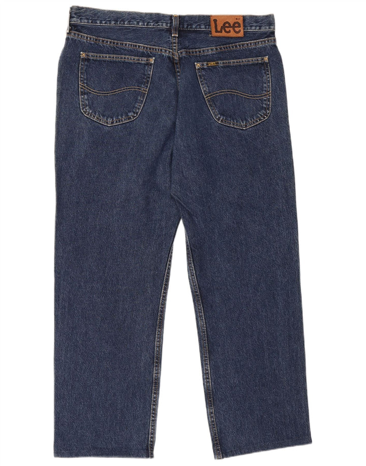 Jeans dritti da uomo Lee W38 L27 Blu Navy