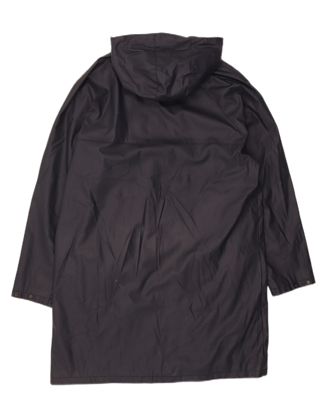 ZARA Giacca a Vento da Uomo con Cappuccio UK 40 Large Blu Navy Poliestere