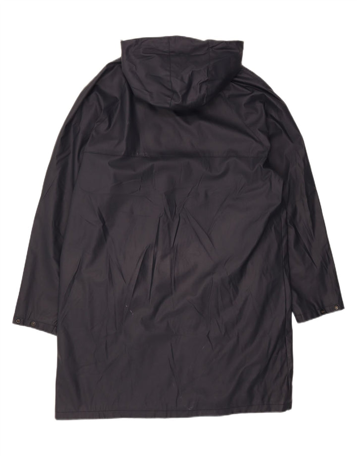 ZARA Giacca a Vento da Uomo con Cappuccio UK 40 Large Blu Navy Poliestere