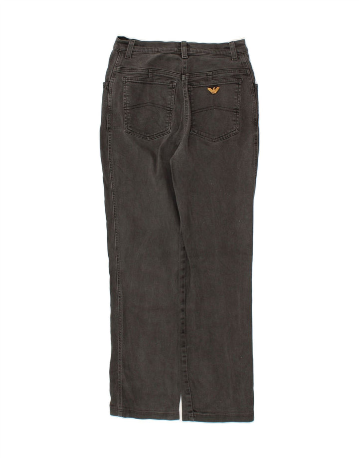 ARMANI Womens Straight Jeans W30 L28 Grey Cotton Vintage Armani and Second-Hand Armani from Messina Hembry 