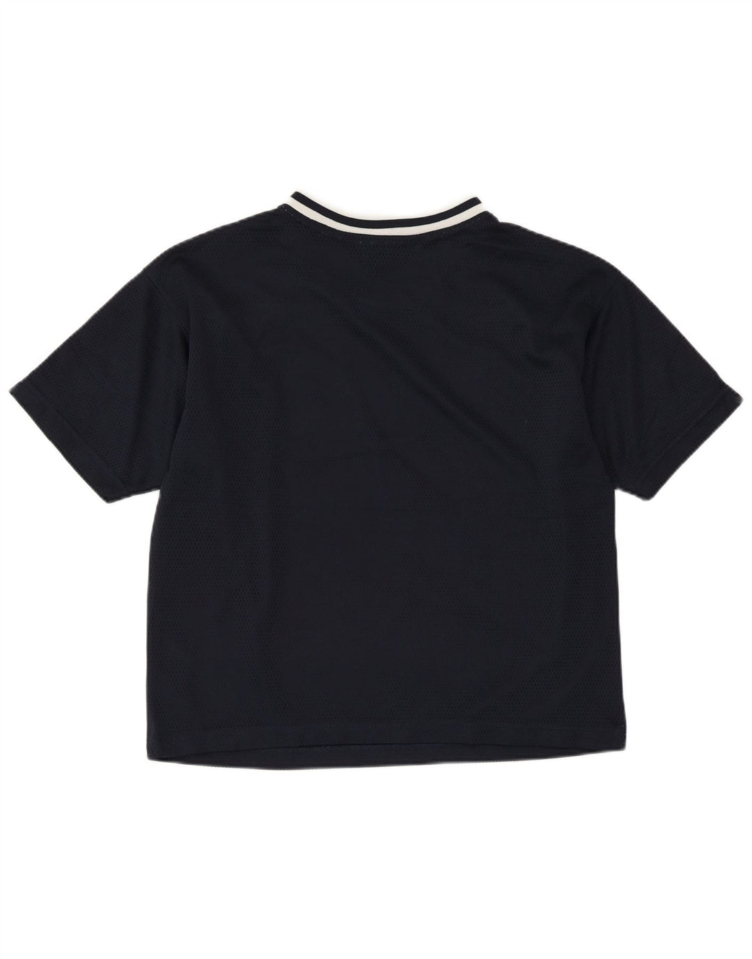 CHAMPION T-shirt grafica oversize da donna Top UK 10 Small Blu navy