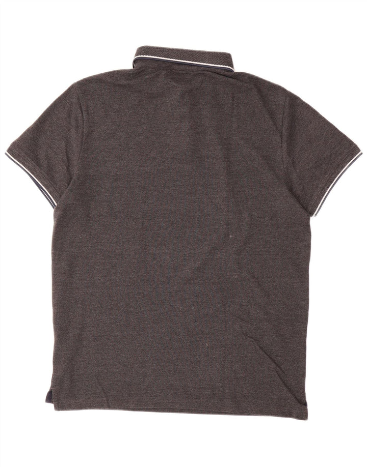 Polo da uomo JACK WILLS grande in cotone grigio