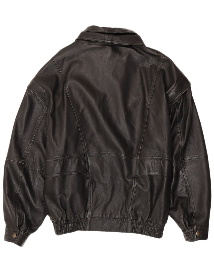 Giacca in pelle da uomo SAMANTA IT 52 XL Nera