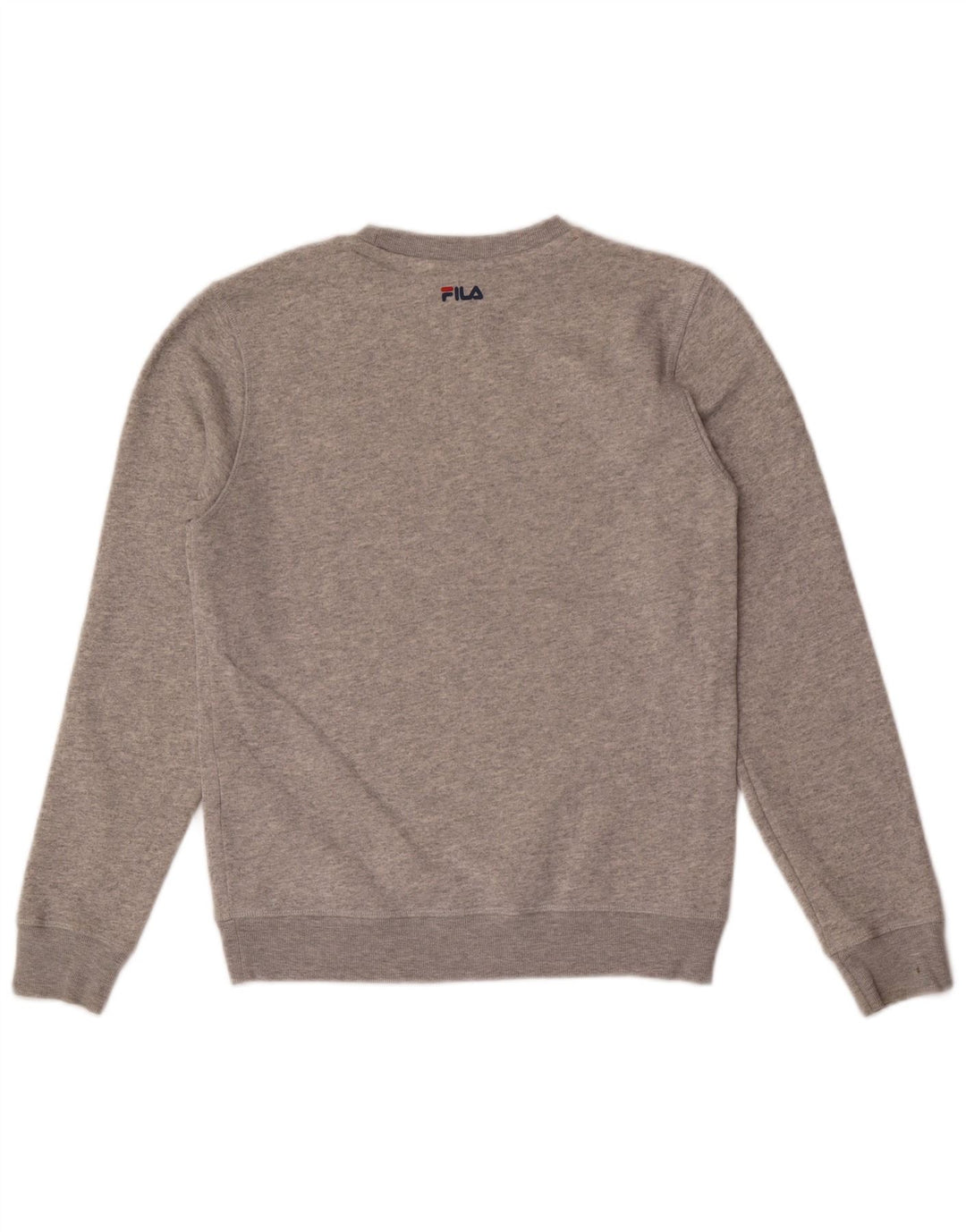 Felpa grafica da uomo Fila Jumper XS in cotone chiazzato grigio