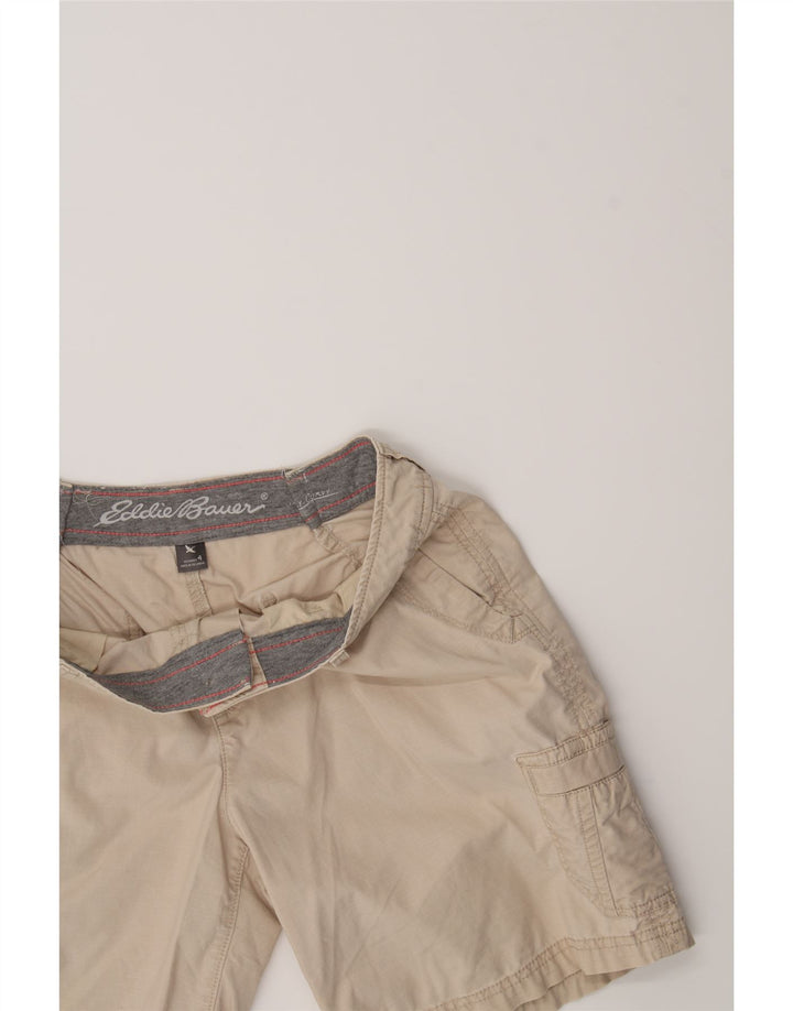 EDDIE BAUER Womens Cargo Shorts US 4 Small W32  Beige Cotton Vintage Eddie Bauer and Second-Hand Eddie Bauer from Messina Hembry 