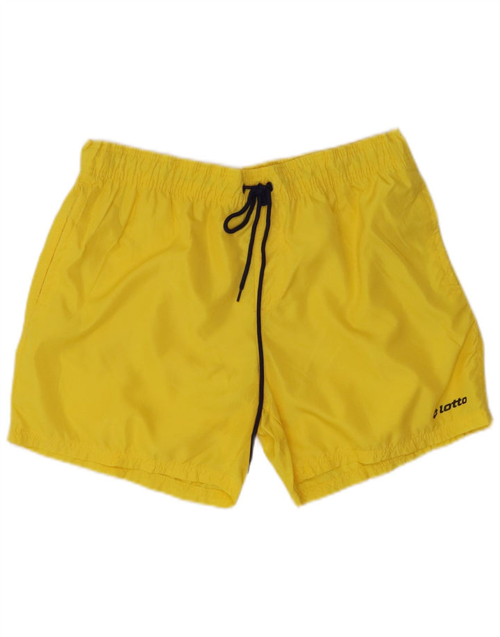 LOTTO Mens Swimming Shorts XL  Yellow Polyester