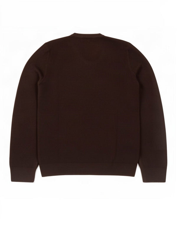 Maglione da uomo con scollo a V blu Harbour Marks & Spencer piccolo acrilico nero