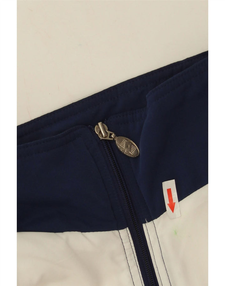 Giacca da ginnastica grafica da uomo Lotto, grande, color block blu navy