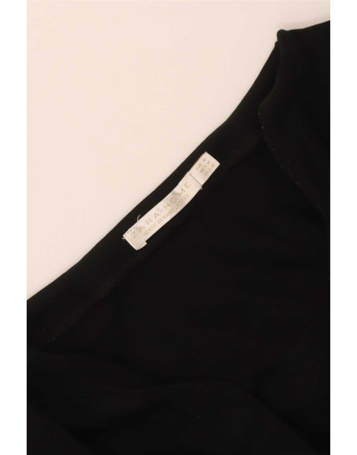 Abito T-shirt Zara da donna UK 14 medio nero