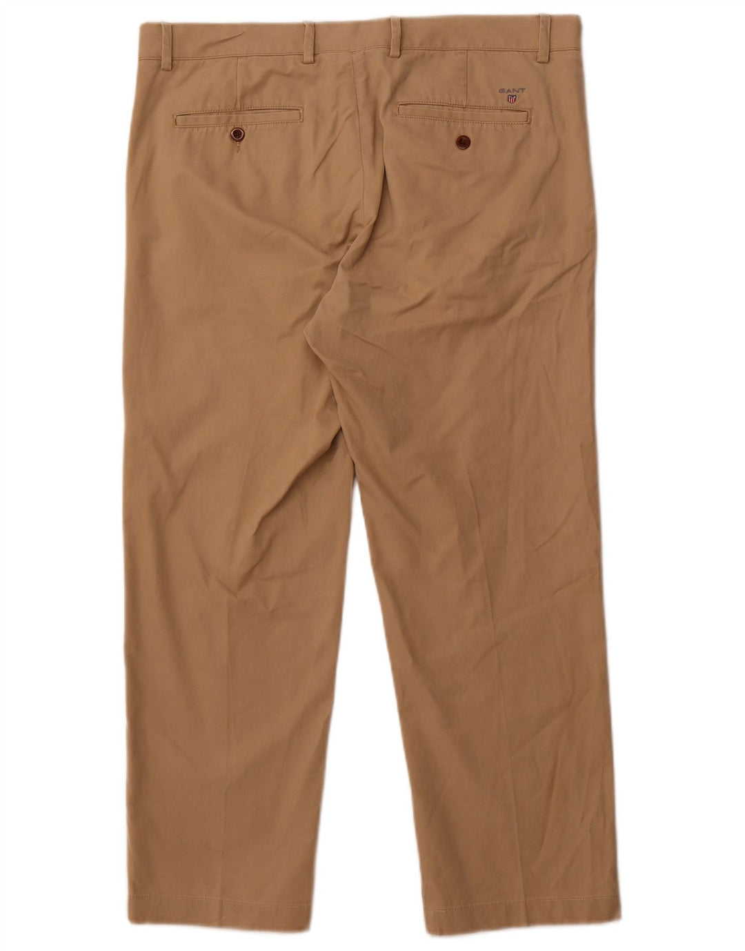 Pantaloni chino dritti da uomo Gant W36 L28 in cotone beige