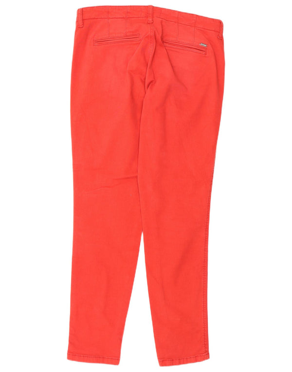 Pantaloni chino slim da donna Guess W32 L29 rossi