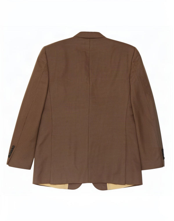 Giacca blazer da uomo a 3 bottoni Douglas UK 42 XL lana marrone