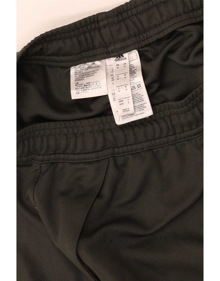 Pantaloni da tuta da uomo Adidas Manchester United, poliestere kaki medio