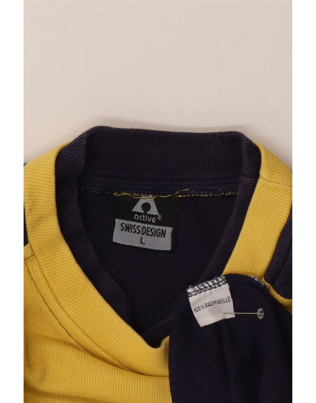 Felpa grafica da uomo attiva, maglione, grande, multicolore, color block
