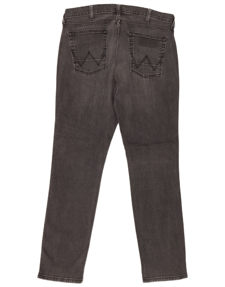 Jeans dritti Boston Wrangler da uomo W34 L32 cotone grigio