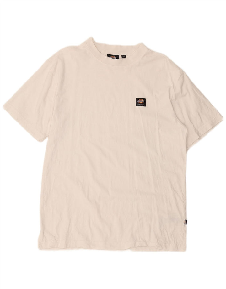 DICKIES T-shirt da uomo Top grande in cotone bianco