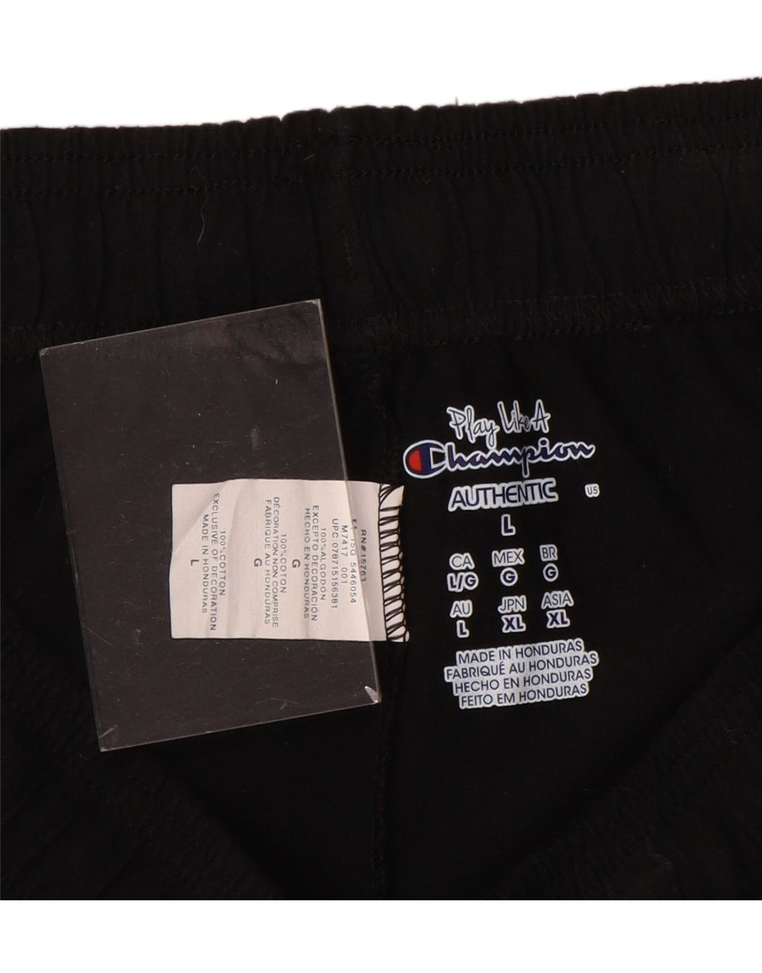 Pantaloncini sportivi da donna CHAMPION UK 16 grandi cotone nero