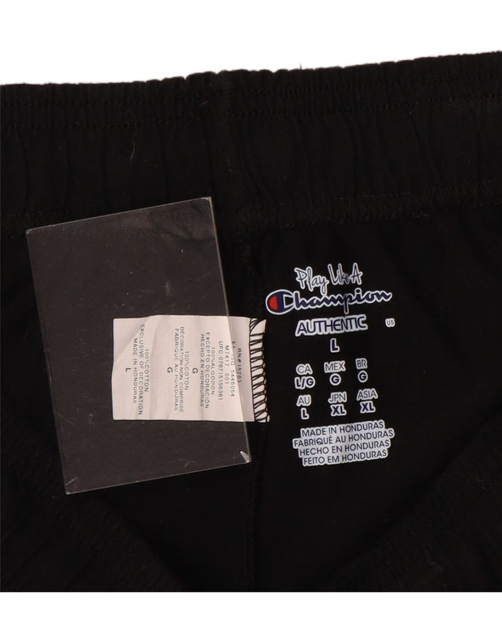 Pantaloncini sportivi da donna CHAMPION UK 16 grandi cotone nero