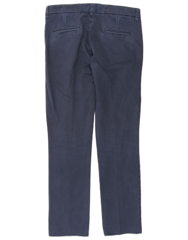 Pantaloni chino slim da donna Fay W28 L30 blu navy