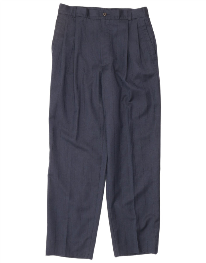 GIANNI VERSACE Abito da uomo in 2 pezzi UK 40 Large W30 L30 Blu navy Classico