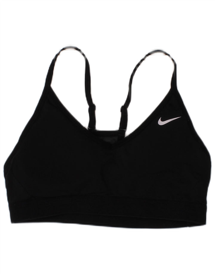 Top reggiseno sportivo Nike Dri Fit da donna, medio nero, sportivo