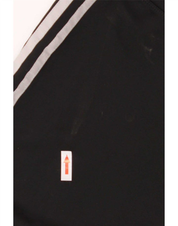 Leggings Adidas Donna UK 16/18 Large Nero Poliestere