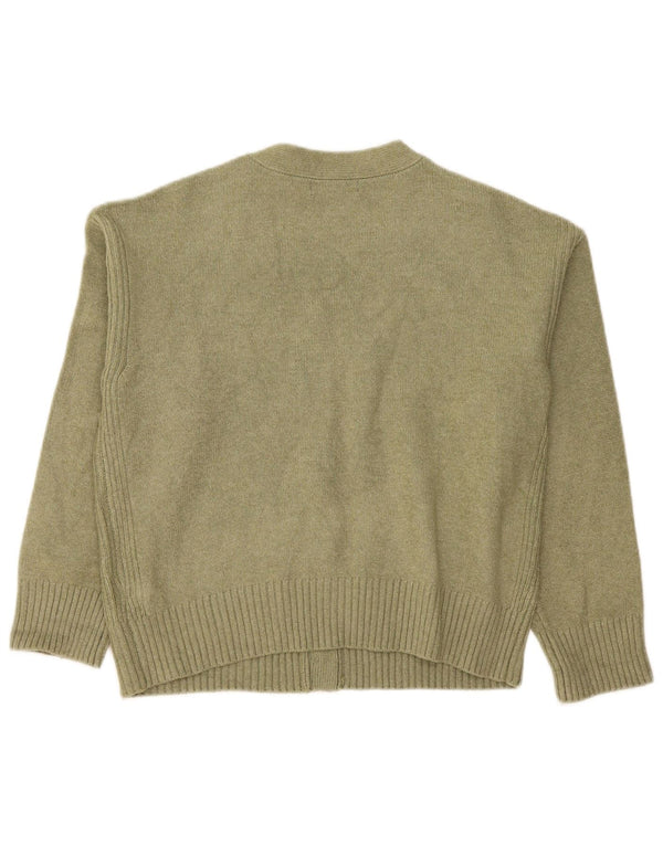 Maglione cardigan oversize da donna Marks & Spencer UK 14 Medio Cachi