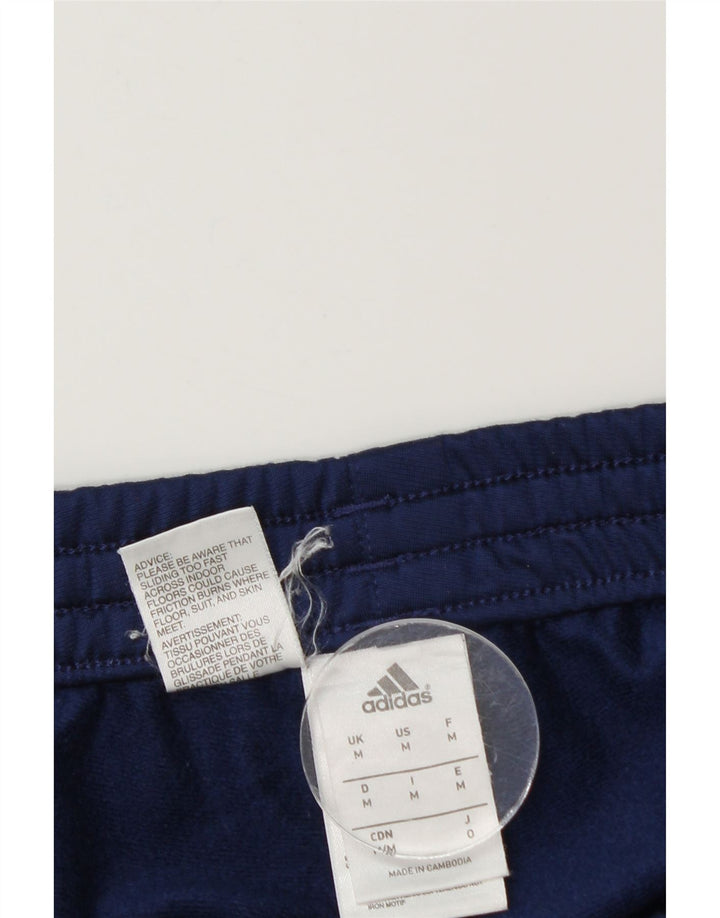 Pantaloni da tuta da uomo Adidas Joggers medi in poliestere blu navy