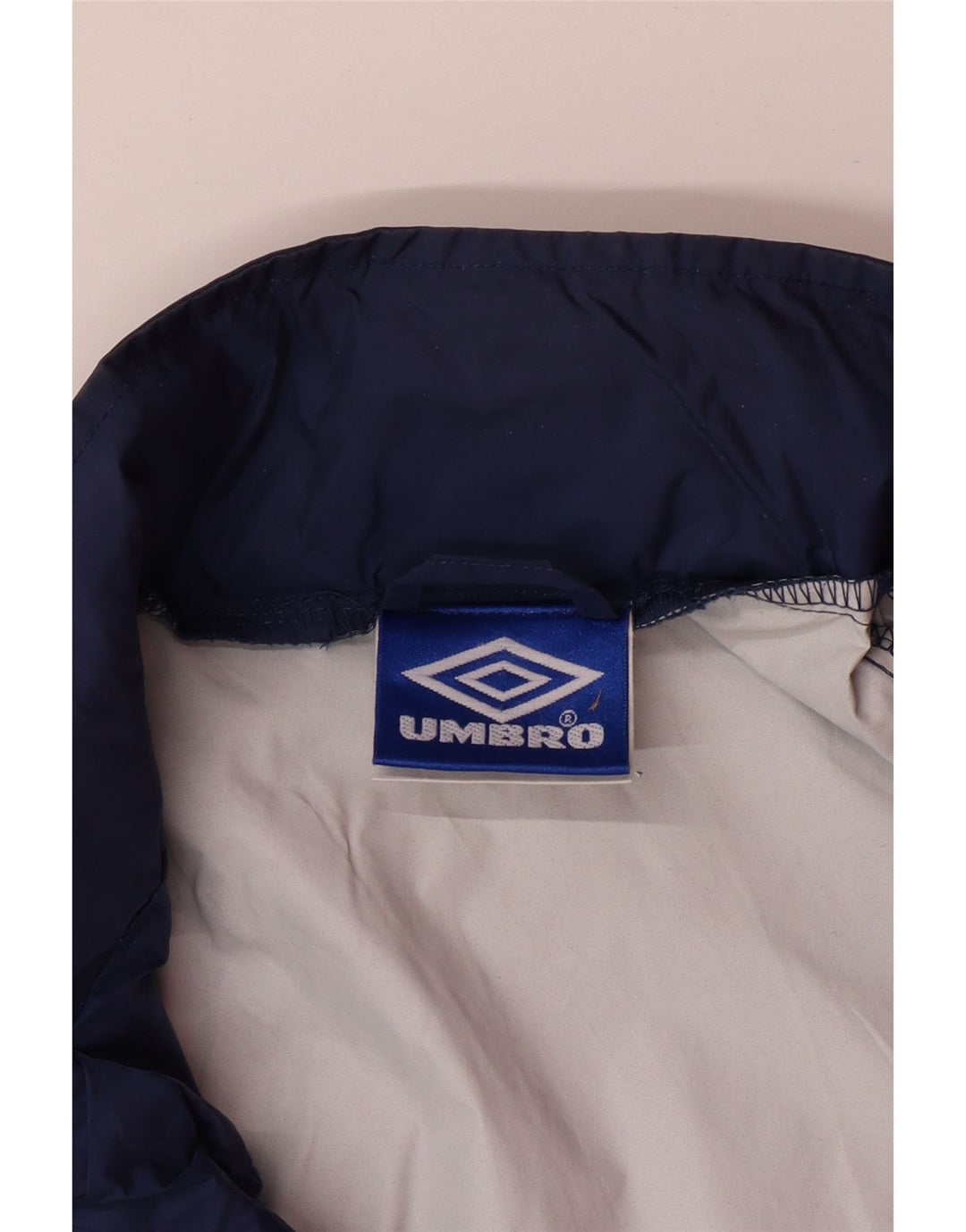Giacca antipioggia da uomo con vestibilità ampia con cappuccio UMBRO UK 38 medio blu navy