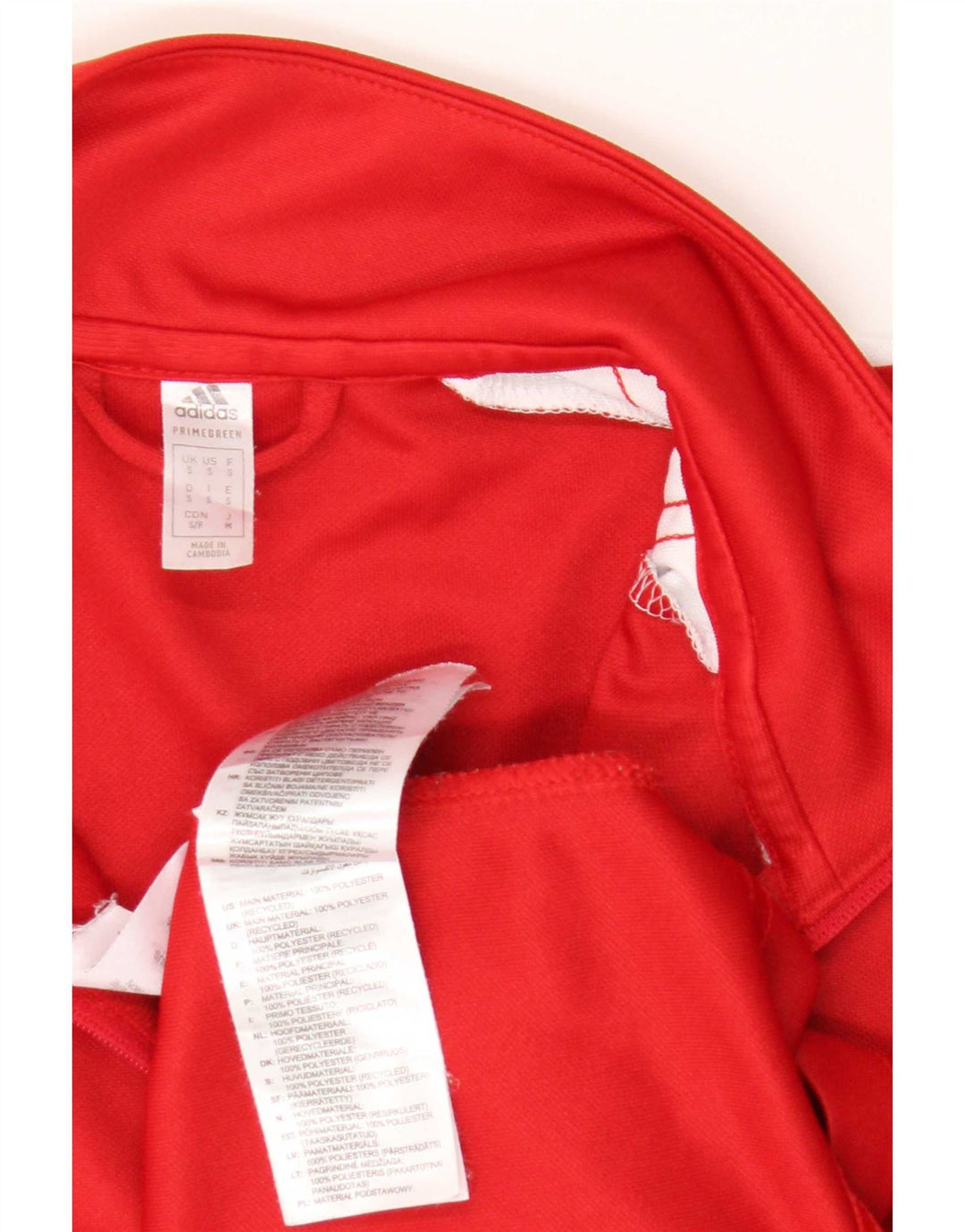 Adidas Adler Graphic Pullover Tuta da Uomo Top Small Rosso Colorblock