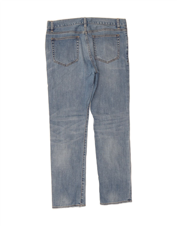 J. CREW Mens Driggs Slim Jeans W32 L30 Blue Cotton Vintage J. Crew and Second-Hand J. Crew from Messina Hembry 