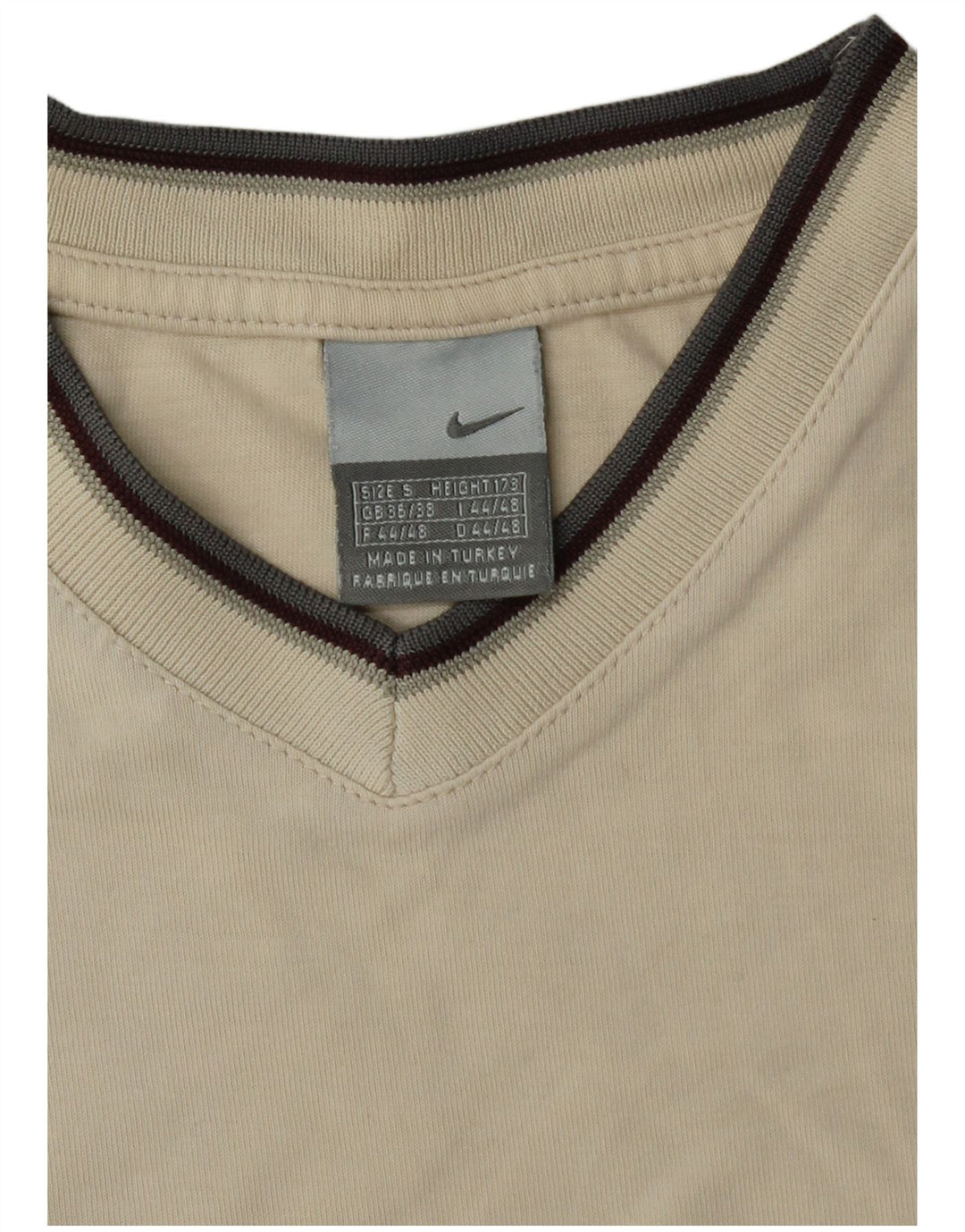 T-shirt da uomo NIKE Top UK 36/38 piccola bianco sporco