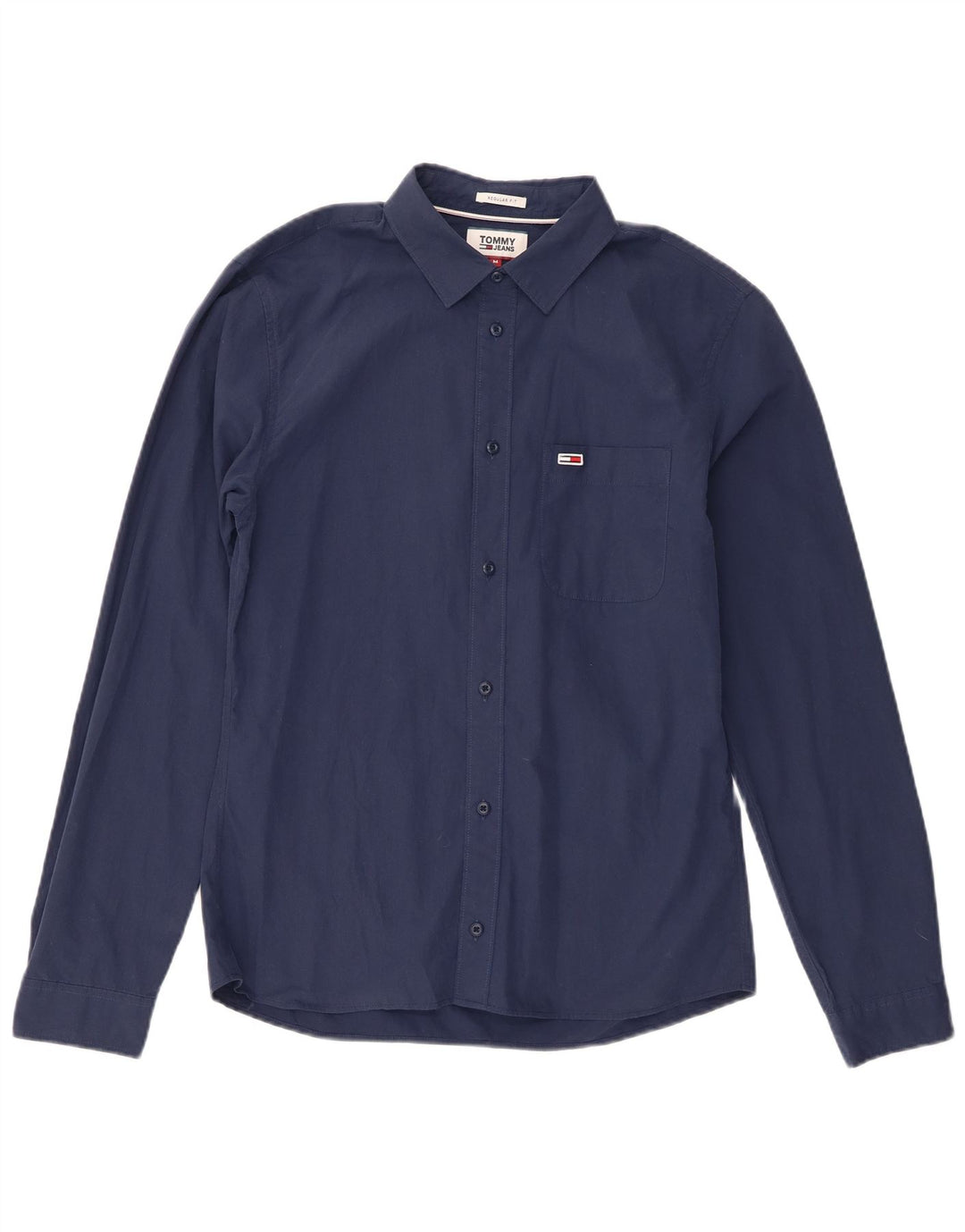 Camicia da uomo vestibilità regolare Tommy Hilfiger blu navy medio