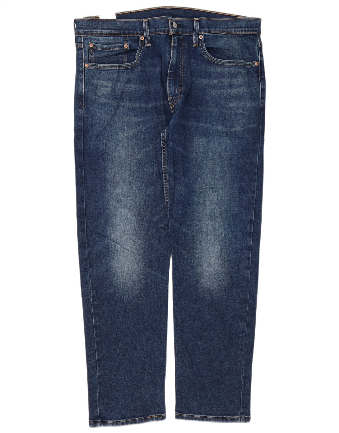 Jeans Levi's Uomo 502 Regular Tapered 36 L30 Cotone Blu