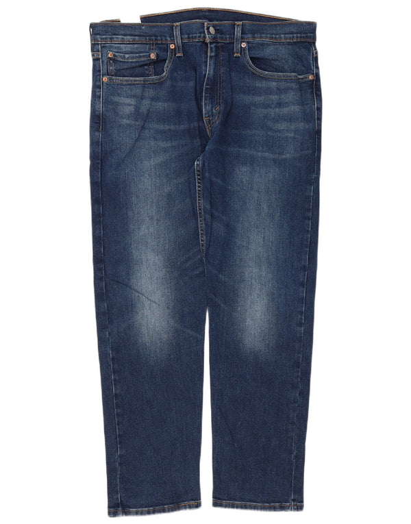Jeans Levi's Uomo 502 Regular Tapered 36 L30 Cotone Blu