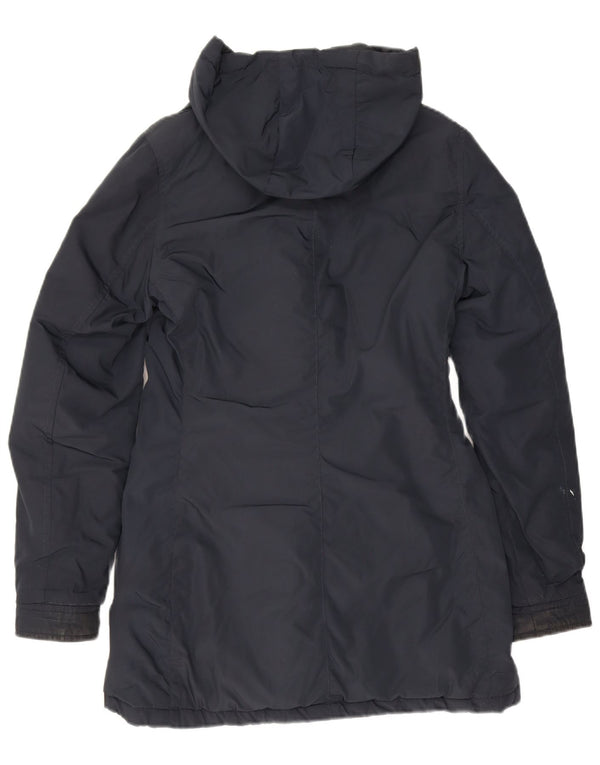 Giacca Parka con cappuccio da donna Refrigue UK 6 XS poliestere blu navy
