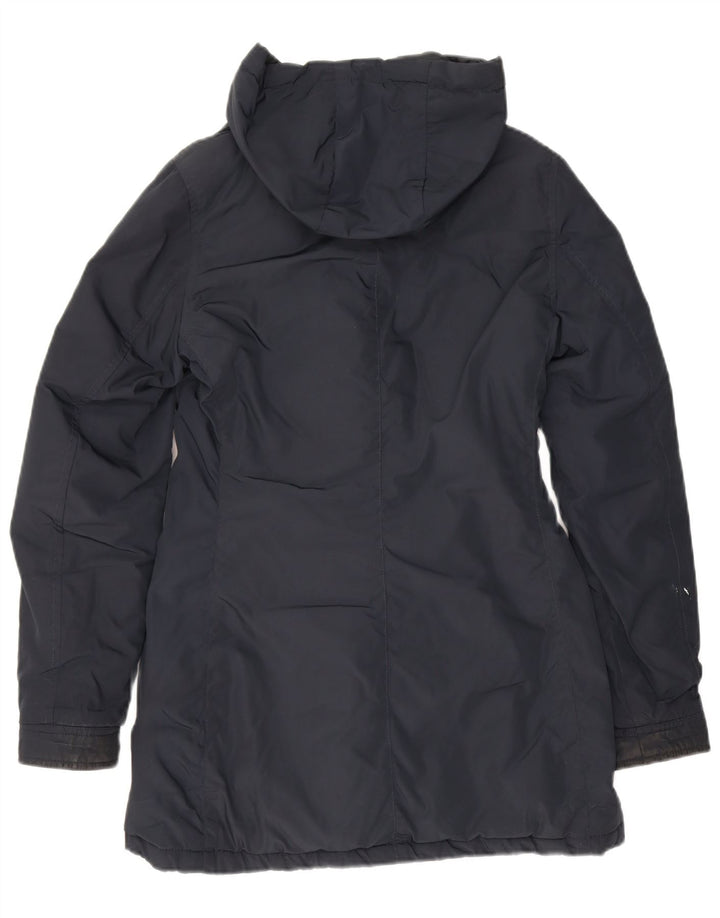 Giacca Parka con cappuccio da donna Refrigue UK 6 XS poliestere blu navy