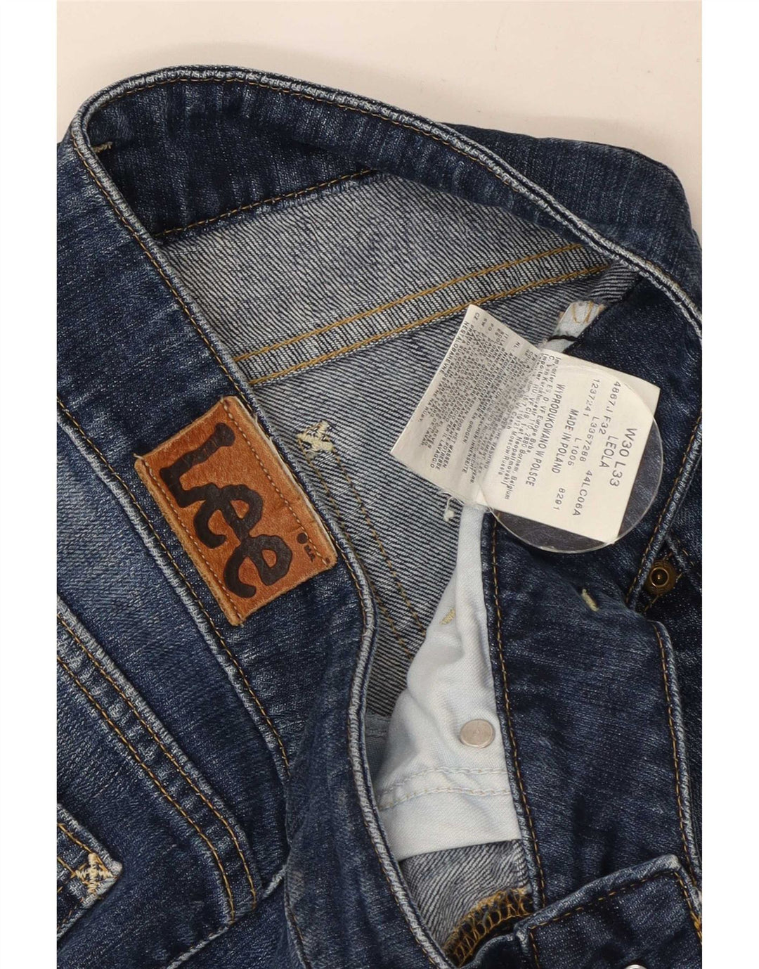 Jeans Lee Bootcut da donna Leola W30 L27 cotone blu