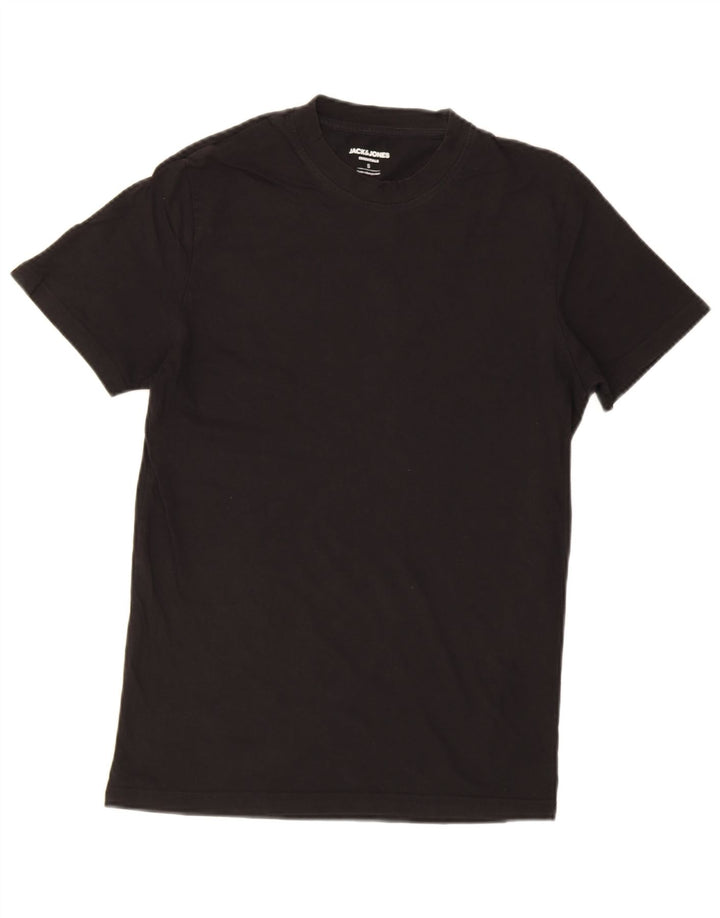 T-shirt da uomo Jack & Jones Top piccola in cotone nero