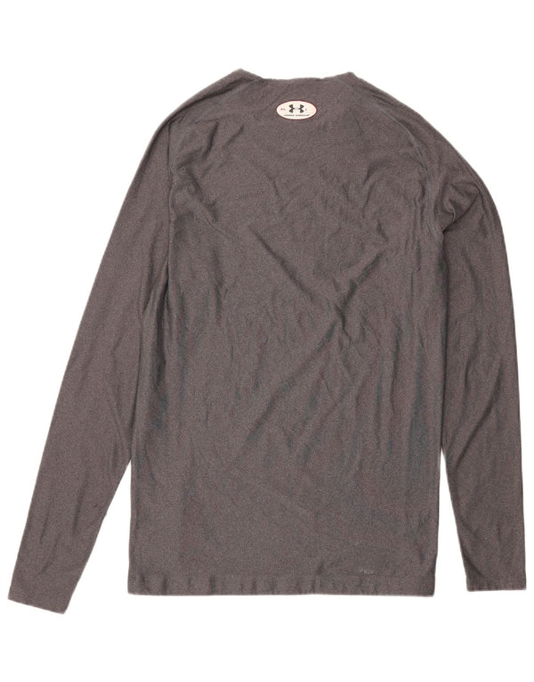 UNDER ARMOUR Maglia Cold Gear da uomo a maniche lunghe XL in poliestere grigio