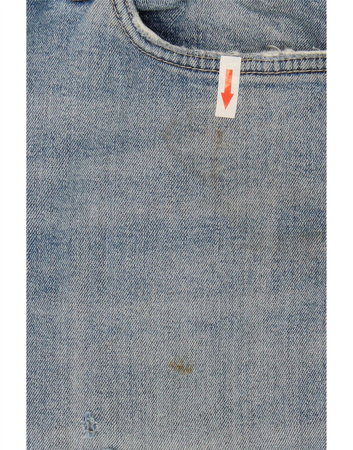 Pantaloncini di jeans da uomo Marks & Spencer W34 grande cotone blu