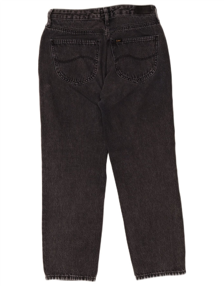 Jeans cropped Lee Carol da donna W28 L25 cotone grigio